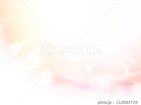 ピンク曲線の柔らかい色と光 112683729