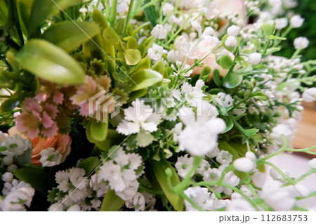 bouquet of colorful roses 112683753