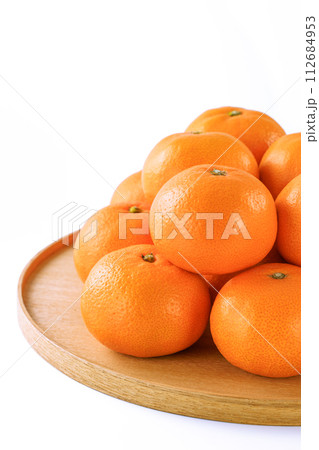 食べ頃の温州みかん 食べ頃の温州みかん 112684953