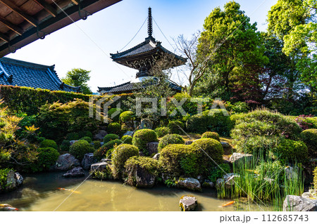 【西国三十三所】第二十一番　穴生寺　初夏の円応院庭園　京都府亀岡市 112685743