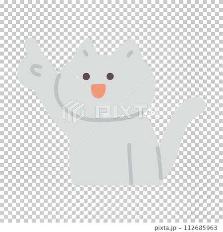 可愛的貓指點 可愛的貓指點 112685963