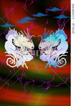 暗闇に浮かぶ 龍 112686466