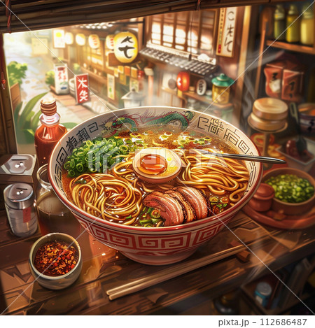 ラーメン イラスト ラーメン イラスト 112686487