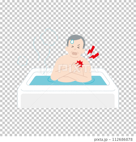 老人洗澡時痛苦 112686878