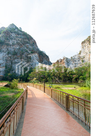 Khao Gnu Stone Park in Thailand Khao Gnu Stone Park in Thailand 112687639
