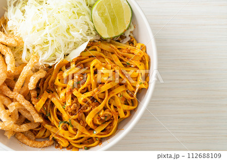 Chinese Yunnan Noodles or Kwa Meng 112688109