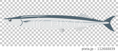 シンプルなサンマのイメージイラスト 112688839