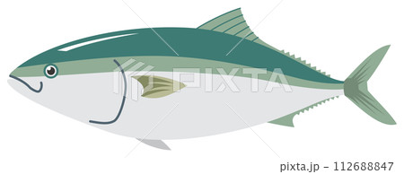 シンプルなブリのイメージイラスト シンプルなブリのイメージイラスト 112688847