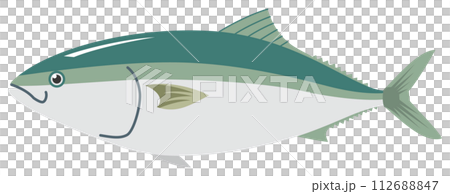 シンプルなブリのイメージイラスト シンプルなブリのイメージイラスト 112688847