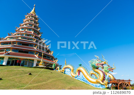 Wat Huay Pla Kang in Chiang Rai, Thailand Wat Huay Pla Kang in Chiang Rai, Thailand 112689070