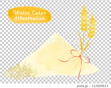 小麥和麵粉插圖集 112689913