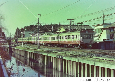 西武鉄道・451系、461-1442-701系、武蔵関ー東伏見、1979年1月6日 112690321