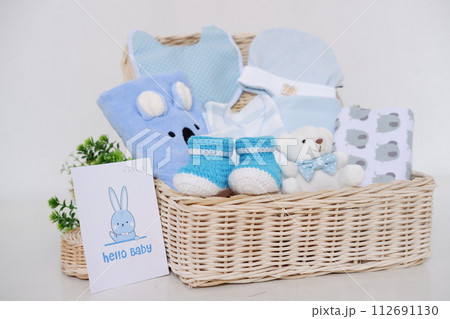 cute baby hampers as a background cute baby hampers as a background 112691130