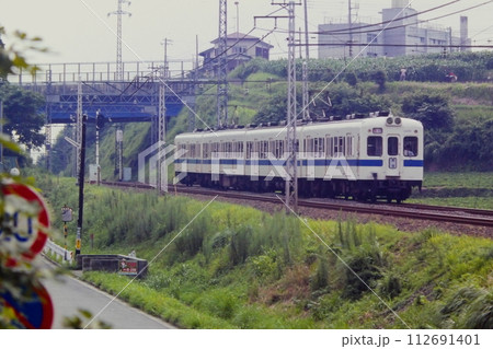 小田急2400形HE車、2463F、伊勢原ー鶴巻温泉、1980年7月31日 112691401