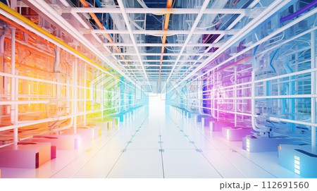 Essential computer networking, linking devices for seamless, AI Generated digital communication 112691560