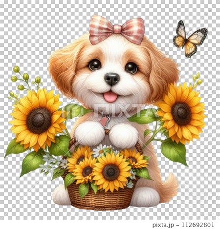 Monthly flowers clipart watercolor Monthly flowers clipart watercolor 112692801