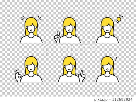 簡單的線條畫人圖示集 112692924