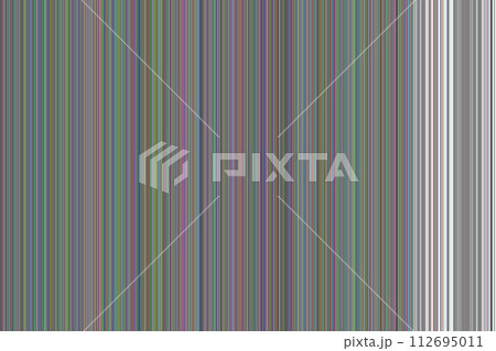 glitchy damaged digital image turned into set of vertical lines of random color 112695011
