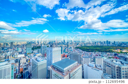 東京新宿から望む大都会　Oct.2023  112695496