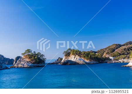 （静岡県）西伊豆町堂ヶ島　乗浜海岸 112695521