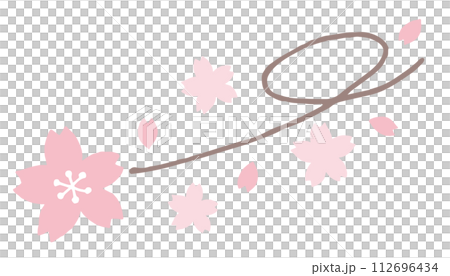 Simple cherry blossom blizzard Simple cherry blossom blizzard 112696434