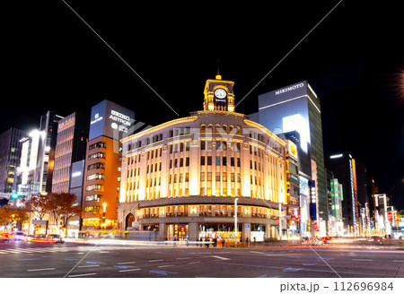 冬の銀座夜景 冬の銀座夜景 112696984