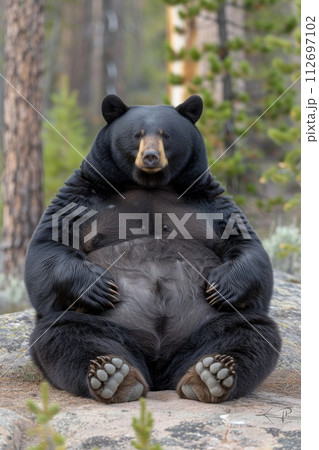 A big brown bear in the wild A big brown bear in the wild 112697102