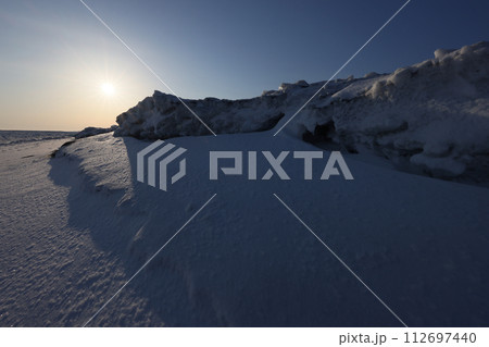 オホーツク海冬景 112697440