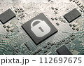 Central processor with lock. Reliable data processing protection. 112697675