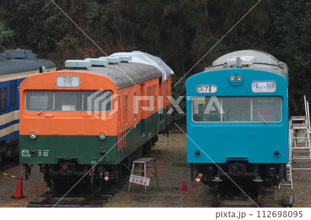 美しい姿によみがえった千葉県ポッポの丘に保存される国鉄車両たち 112698095