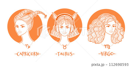 Earth zodiac signs girls collection Earth zodiac signs girls collection 112698593
