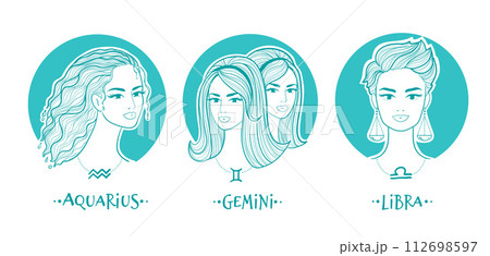 Air zodiac signs girls collection Air zodiac signs girls collection 112698597