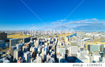 川崎駅方面から望む都市風景 2024 川崎駅方面から望む都市風景 2024 112699251