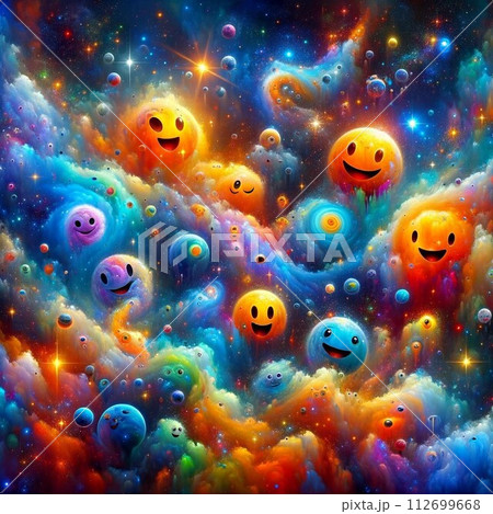 カラフルな宇宙 112699668