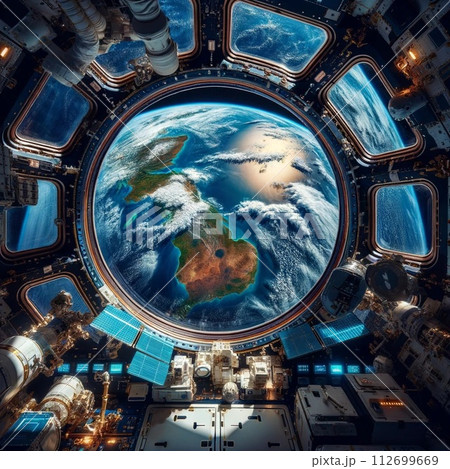 飛行機から見える風景 飛行機から見える風景 112699669