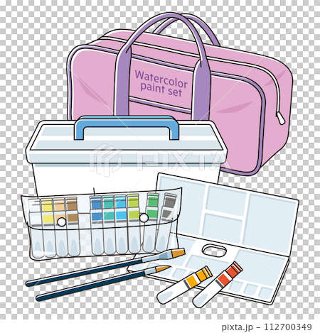 絵の具セット（パープル） 112700349