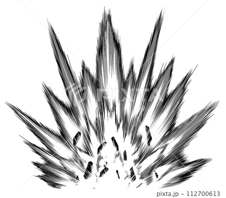 モノクロの爆発23D 112700613
