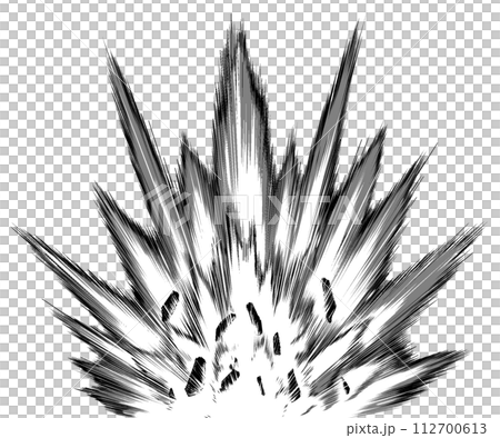 モノクロの爆発23D 112700613