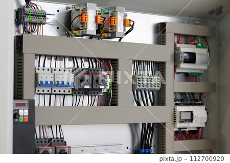 electrical cabinet with automation control system 112700920
