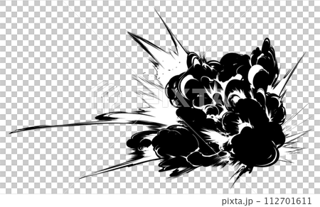 モノクロの爆発25C 112701611