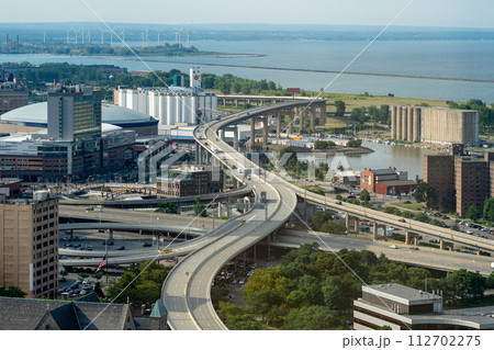 Aerial View of the Lakeside Buffalo Aerial View of the Lakeside Buffalo 112702275