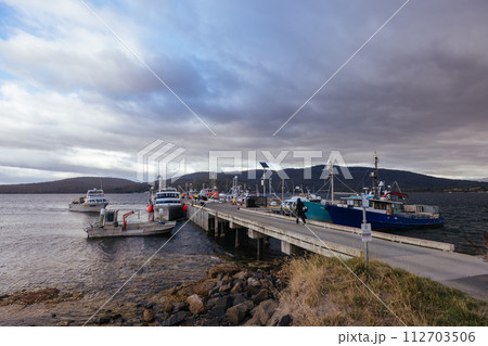 Dover in Huon Valley Tasmania Australia Dover in Huon Valley Tasmania Australia 112703506