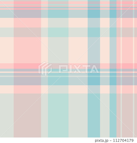 Sale seamless check plaid, tailor texture tartan pattern. Horizontal background fabric textile vector in light and gainsboro colors. 112704179