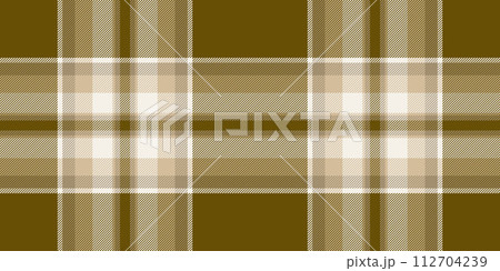 Idea pattern fabric vector, scenery texture check plaid. Cell textile tartan seamless background in yellow and linen colors. Idea pattern fabric vector, scenery texture check plaid. Cell textile tartan seamless background in yellow and linen colors. 112704239