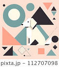 幾何学的なイヌ 112707098