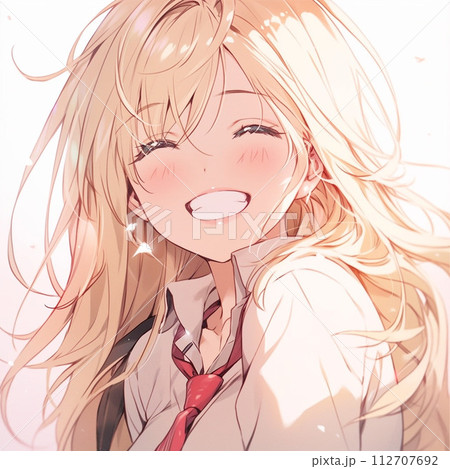 セーラー服の少女のイラスト 112707692