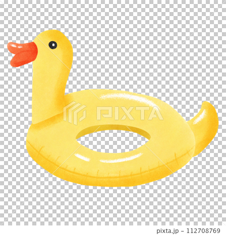 Inflatable duck float for summer beach and pool Inflatable duck float for summer beach and pool 112708769