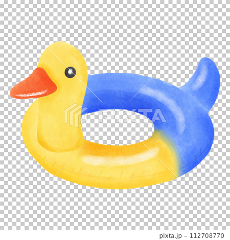 Inflatable duck float for summer beach and pool Inflatable duck float for summer beach and pool 112708770