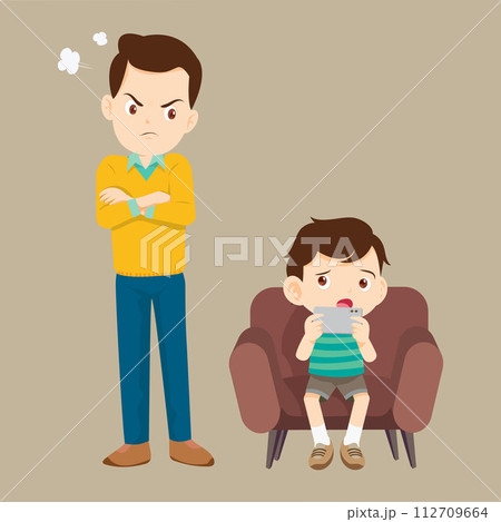 parent angry to kid addicted phone parent angry to kid addicted phone 112709664