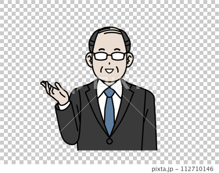 中年辦公室職員談話與解釋的插圖 112710146
